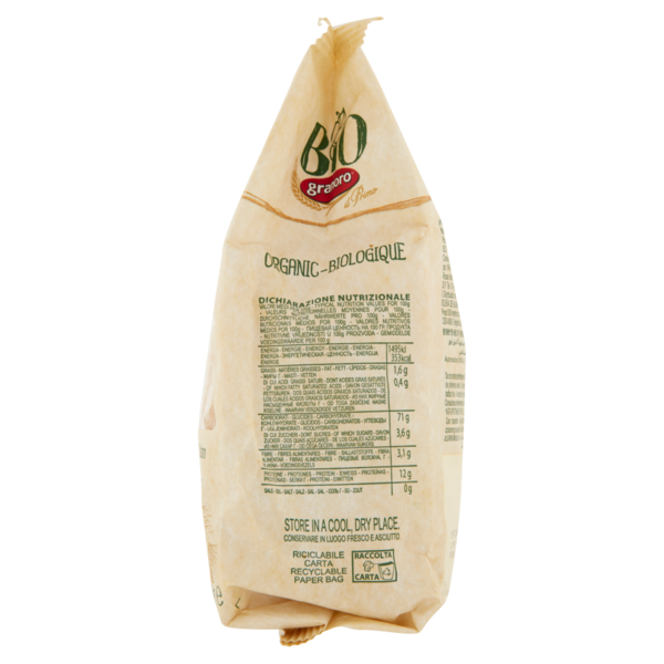 granoro Bio di GranoDuro Mezze Penne Rigate 500 g