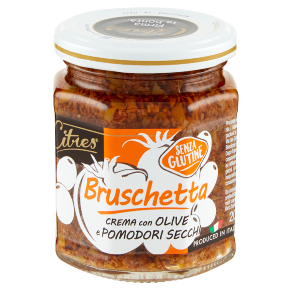 Citres Bruschetta Crema con Olive e Pomodori Secchi 200 g
