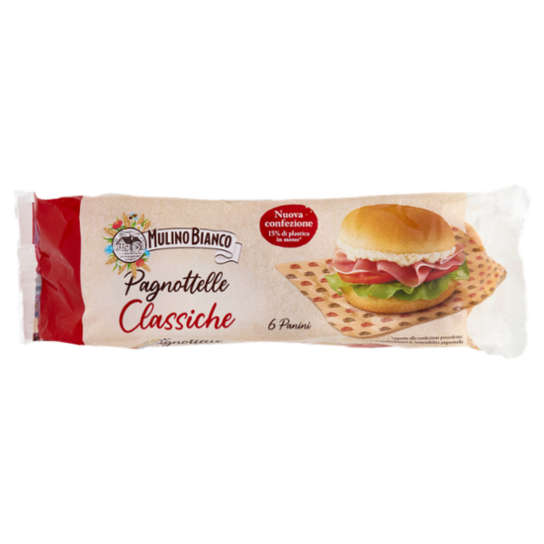 Mulino Bianco Pagnottelle Classiche Pane Ideale per Panini 360g