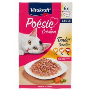 Vitakraft Poésie Création Sauce Tender Selection 6 x 85 g