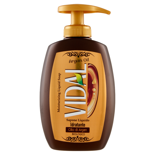 Vidal Argan Oil Sapone Liquido Idratante Olio di Argan Biologico 300 ml