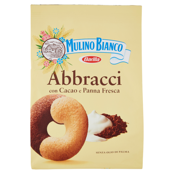 Mulino Bianco Abbracci con Cacao e Panna Fresca 700 g