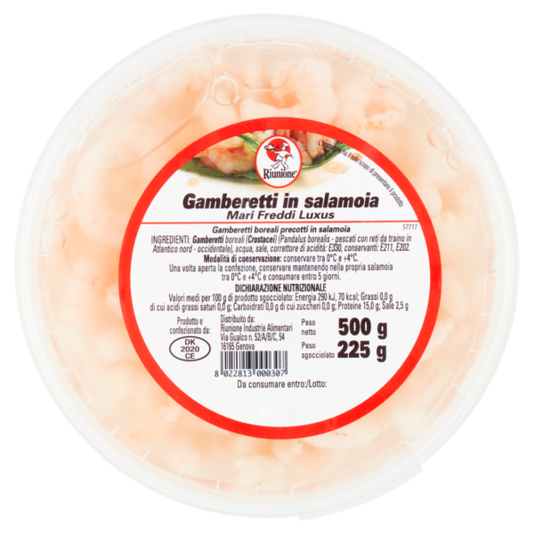 Riunione Gamberetti in salamoia Mari Freddi Luxus 500 g