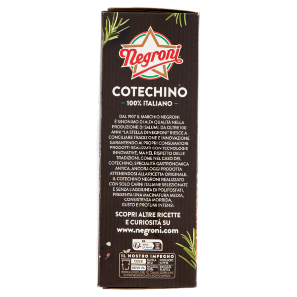 Negroni Cotechino 100% Italiano 500 g