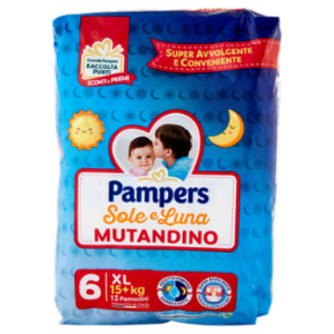 Pampers Sole e Luna Mutandino 6 XL 13 Pz