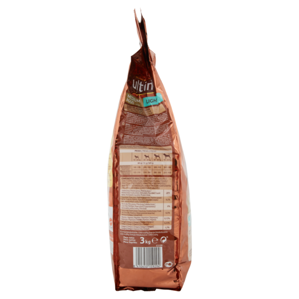 ultima Dog Medium Maxi +10 kg Light Pollo 3 kg