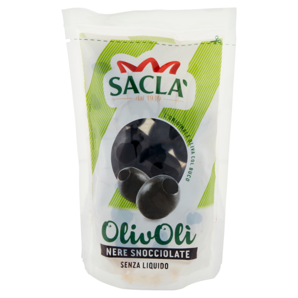 Saclà OlivOlì Nere Snocciolate Senza Liquido 75 g