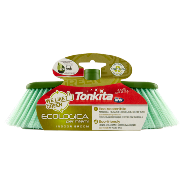 Tonkita We Like Green Scopa Ecologica per Interni