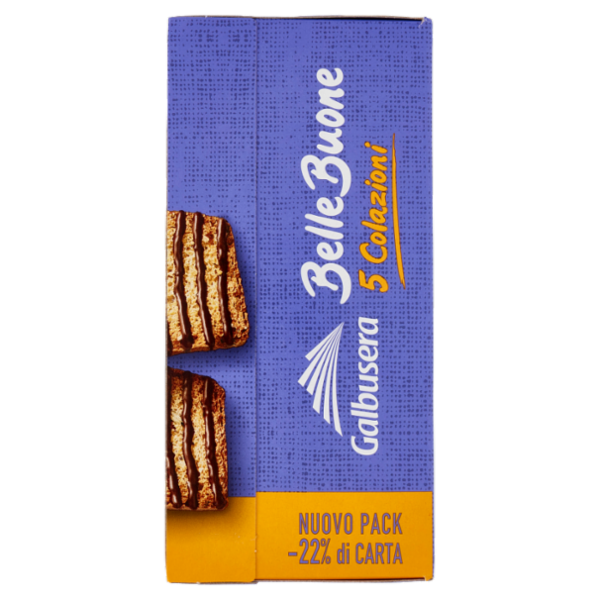 Galbusera BelleBuone 5 Colazioni Cioccolato semi di papavero, semi di girasole e semi di zucca 5x40g