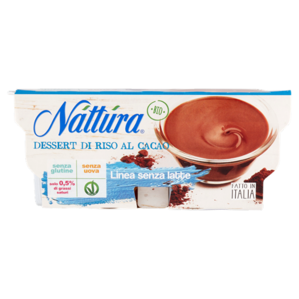 Náttúra Dessert di Riso al Cacao Bio 4 x 100 g