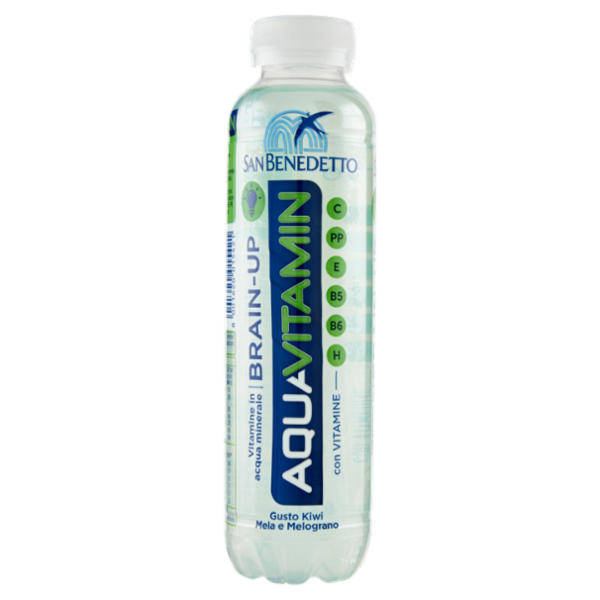 San Benedetto Aquavitamin Brain-Up Gusto Kiwi Mela Melograno 0,4 L