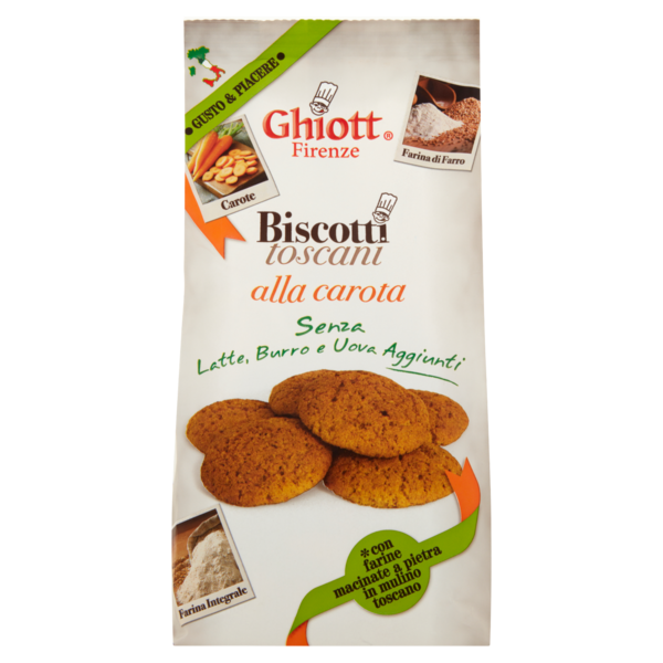 Ghiott Firenze Gusto & Piacere Biscotti toscani alla carota 300 g