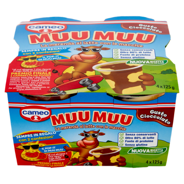 cameo Muu Muu Gusto Cioccolato 4 x 125 g