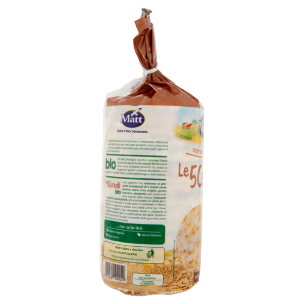 Matt non solo pane Le 5 Cereali bio 120 g