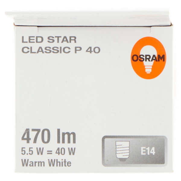 Osram Led Star Classic P 40 Warm White 5.5 W E14