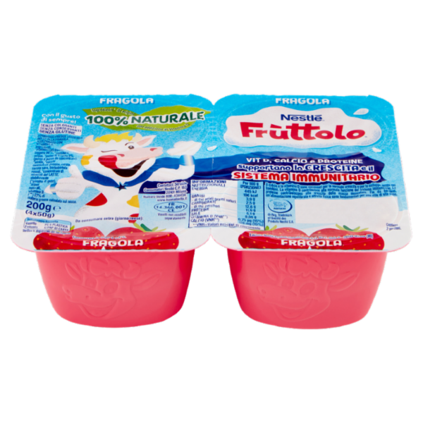 NESTLÉ FRUTTOLO Fragola 4 x 50 g