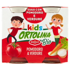 Ortolina Kids Bio Pomodoro & Verdure 2 x 100 g