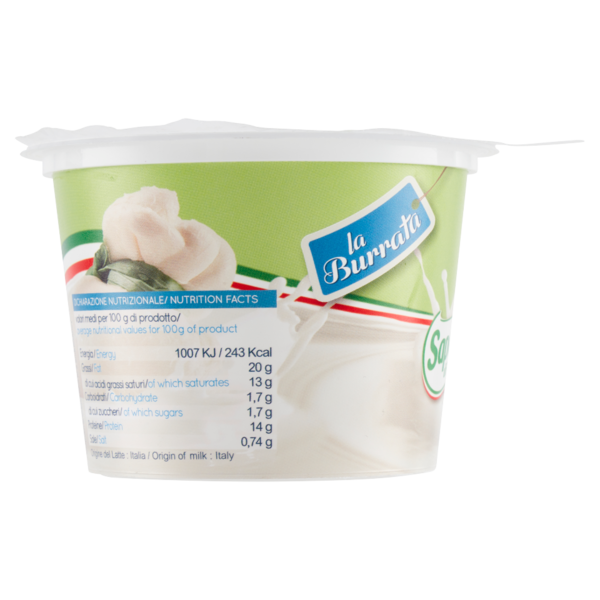 Saporosa di Puglia la Burrata 125 g