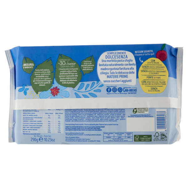 Misura Dolcesenza Cornetti alla Ciliegia 6 x 48,3 g