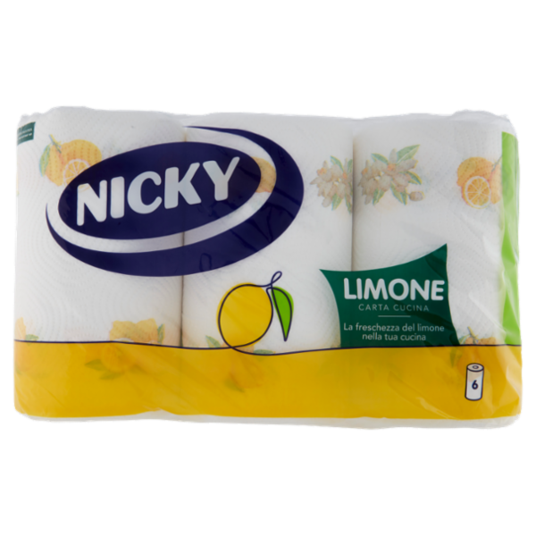 Nicky Limone Carta Cucina 6 pz