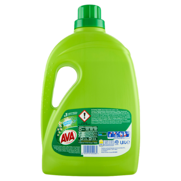 Ava Detersivo lavatrice Freschezza Tropicale 36 lavaggi 1,8 L