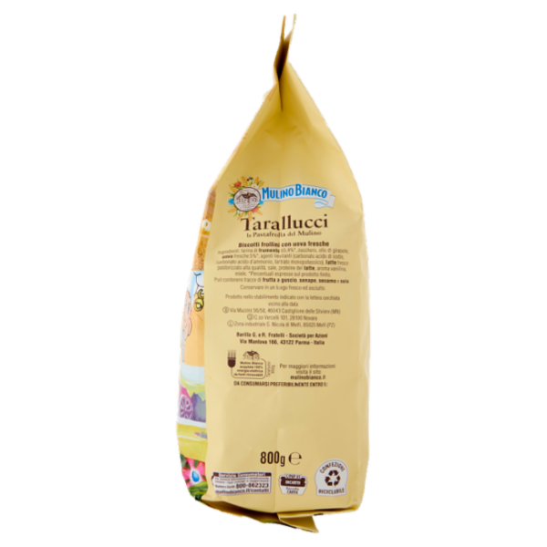 Mulino Bianco Tarallucci Biscotti con Uova Fresche 100% italiane 800g