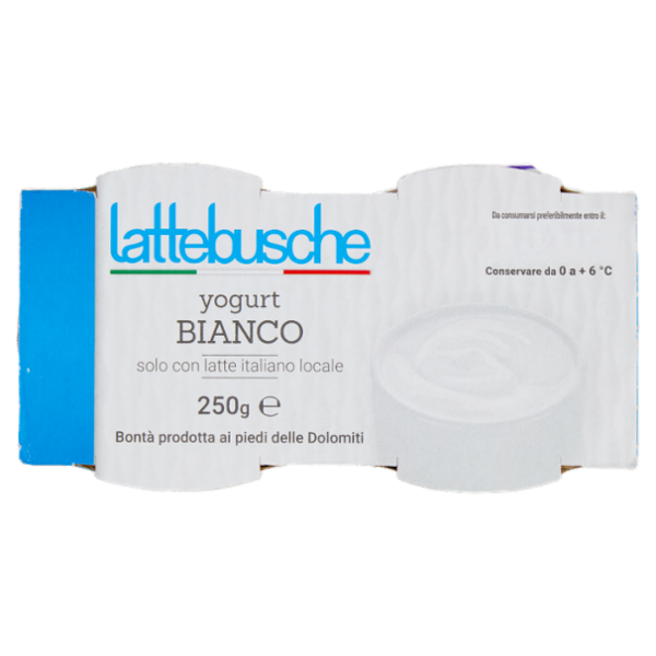 lattebusche yogurt Bianco 2 x 125 g