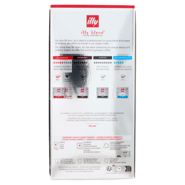 illy Classico 18 Cialde per Caffè Espresso 131 g