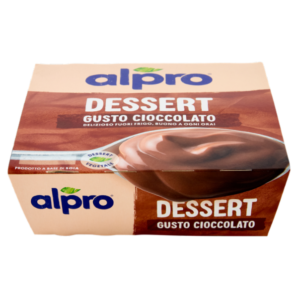 alpro Dessert 100% Vegetale al gusto Cioccolato 4x125 g