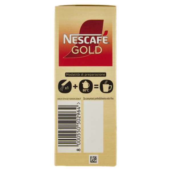 NESCAFÉ Gold Decaf Caffè Solubile Decaffeinato 20 Bustine da 1,7g