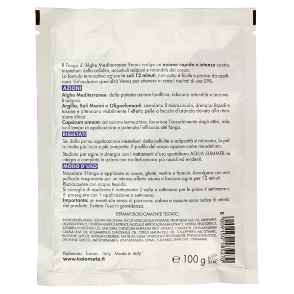 Venus Aqua Slimmer Fango Anticellulite* di Alghe Mediterranee 100 g