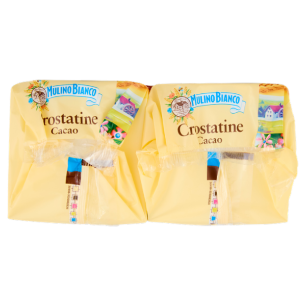 Mulino Bianco Crostatine Cacao Merenda Senza Additivi Conservanti 20 pezzi 800g