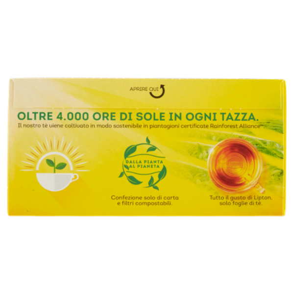 Lipton Yellow Label Deteinato 25 Filtri 37,5 g