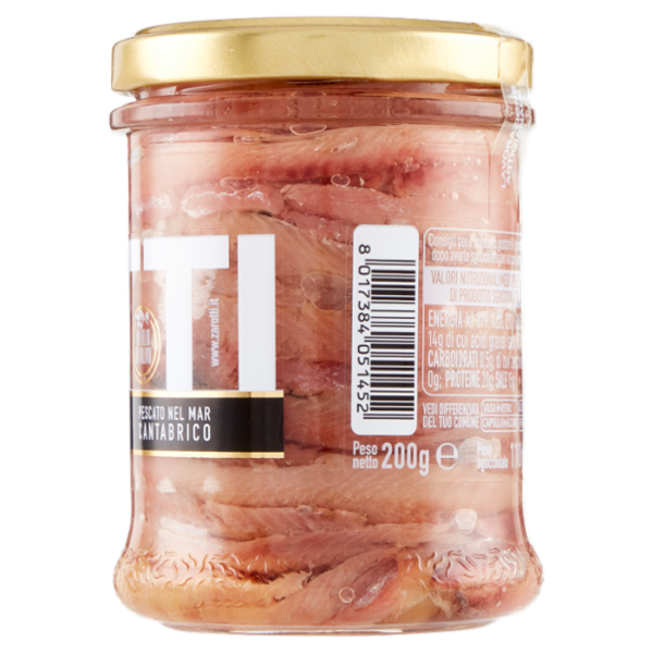 Zarotti Filetti di Alici del Cantabrico in Olio di Oliva 200 g
