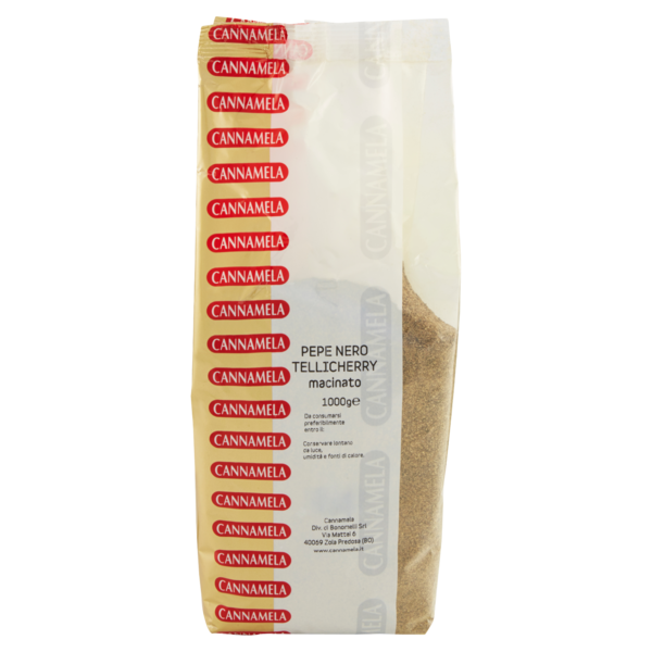 Cannamela Pepe Nero Tellicherry macinato 1000 g