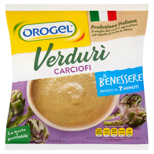 Orogel il Benessere Verdurì Carciofi Surgelati 600 g