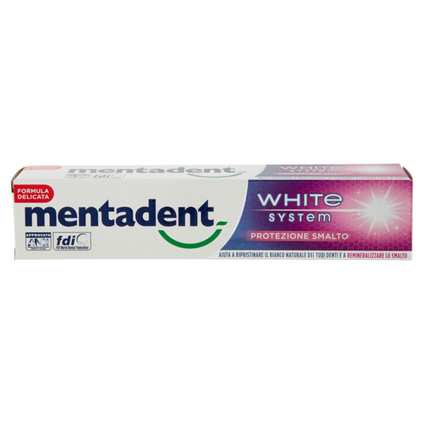 Mentadent White System Protezione Smalto 75 ml
