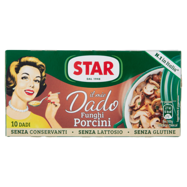 Star il mio Dado Funghi Porcini 10 Dadi 100 g