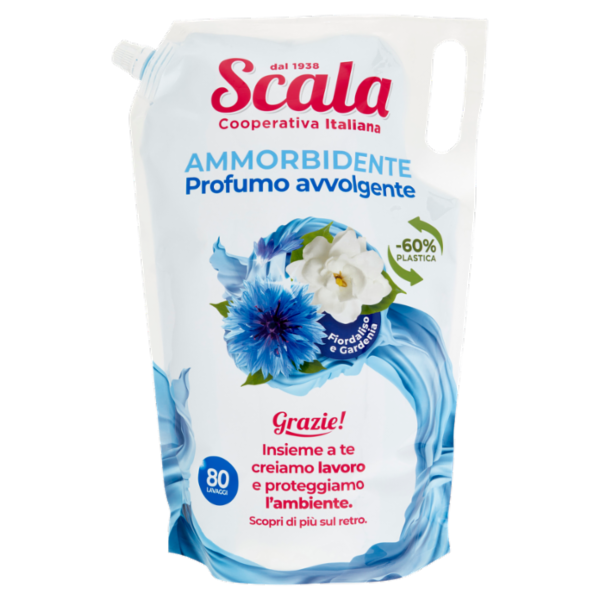 Scala Ammorbidente Fiordaliso e Gardenia ecoricarica 2 litri