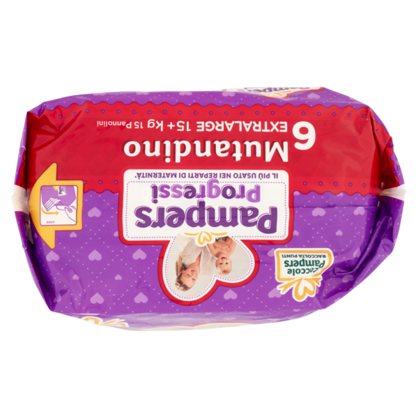 Pampers Progressi Mutandino 6 Extra Large x15