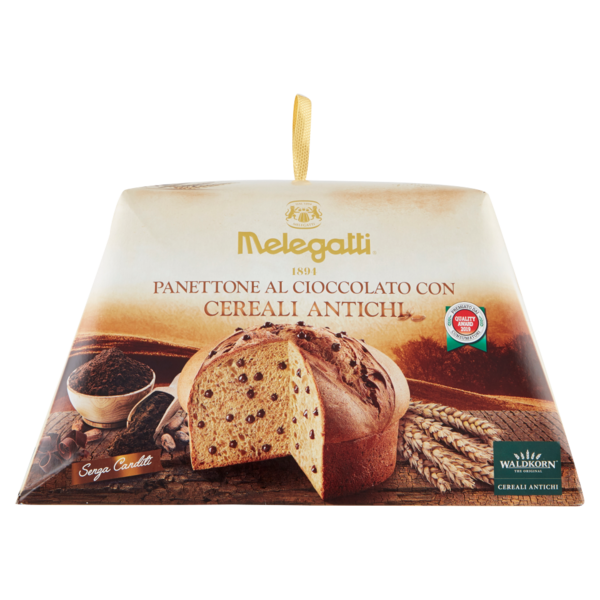 Melegatti 1894 Panettone al Cioccolato con Cereali Antichi 750 g