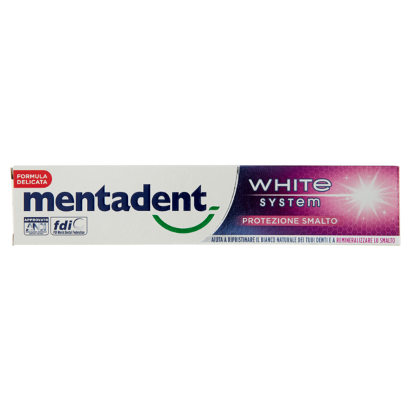 Mentadent White System Protezione Smalto 75 ml