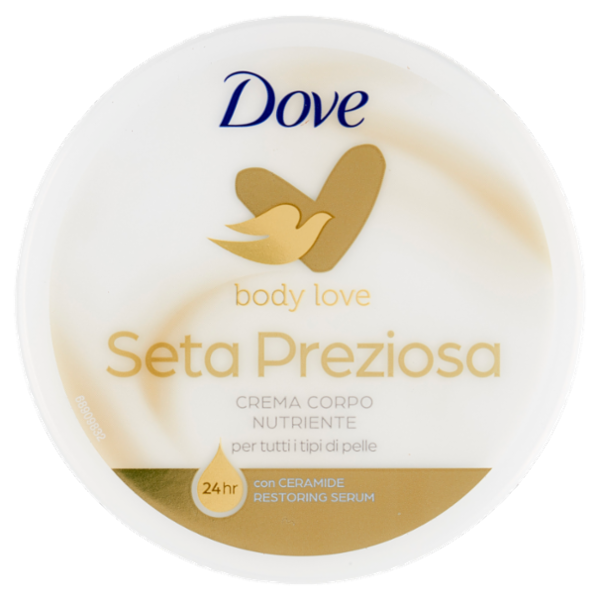 Dove body love Crema Corpo Nutriente Seta Preziosa per tutti i tipi di pelle 300 ml