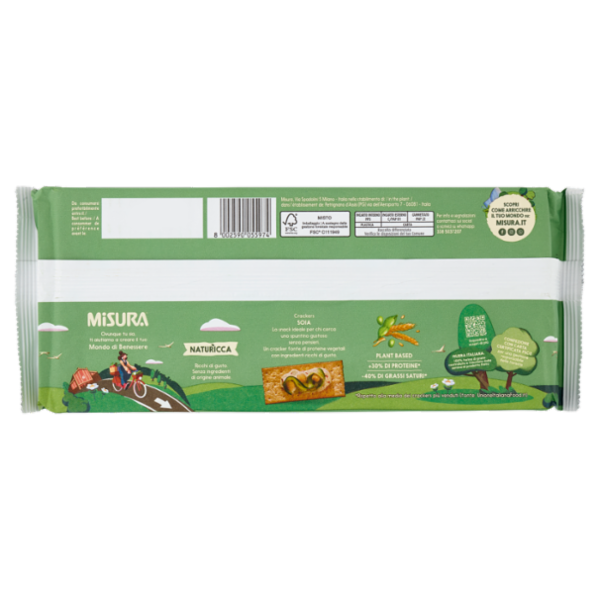 Misura Protein Crackers con Soia 400 g