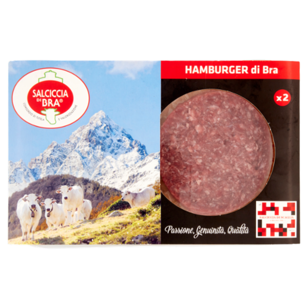 macelleriaScaglia Hamburger di Bra 2 x 80 g