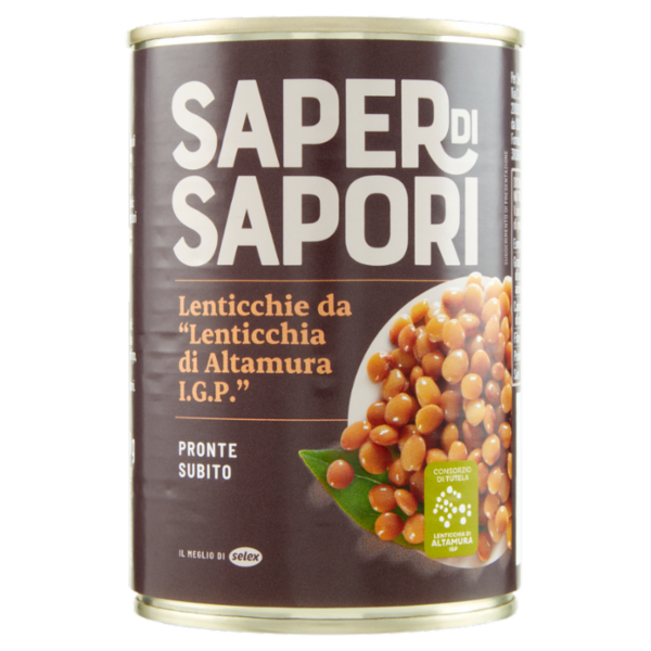 Selex Saper di Sapori Lenticchie Lessate da 