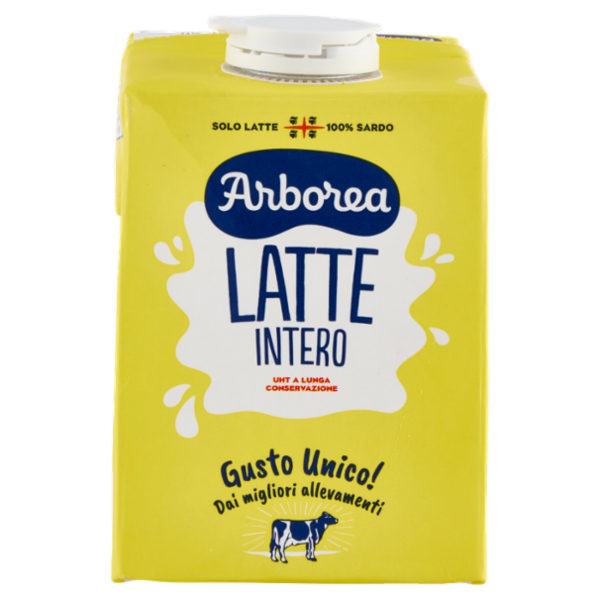 Arborea Latte Intero UHT a Lunga Conservazione 500 ml