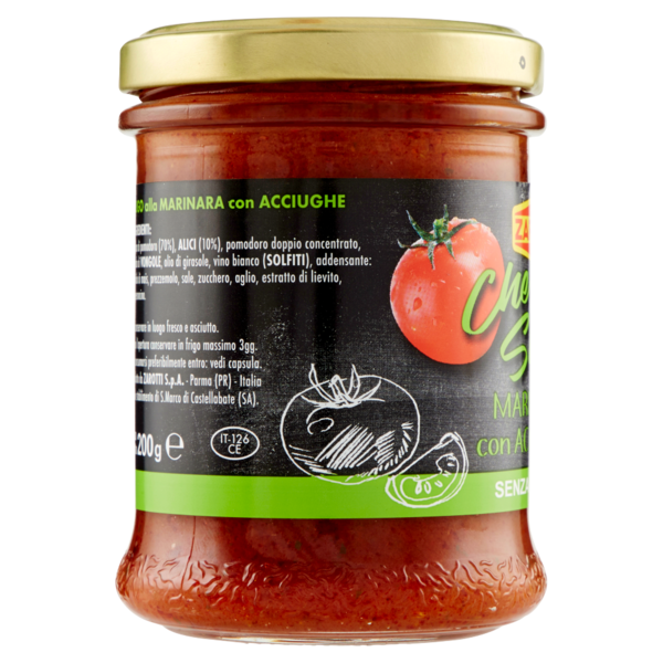 Zarotti Che Sugo! Marinara con Acciughe 200 g