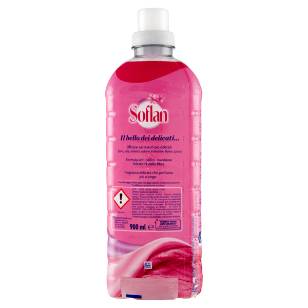 Soflan detersivo liquido Classic per lana, seta, sintetici 900 ml