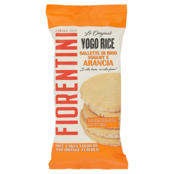 Fiorentini le Originali Yogo Rice Gallette di Riso Yogurt e Arancia 100 g